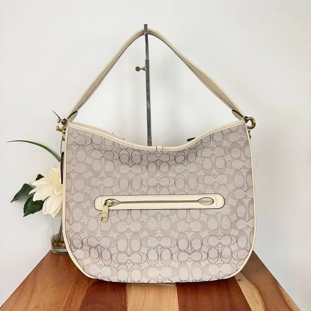 NWT Coach Soft Tabby Hobo In Signature‎ Jacquard
